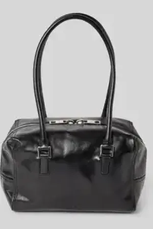 liebeskind Handtas van leer met labeldetail, model 