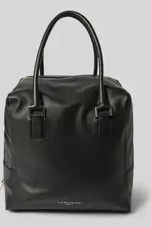 liebeskind Handtas van leer met labeldetail, model 