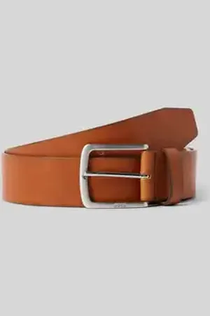 HUGO BOSS Leren riem met doornsluiting, model 
