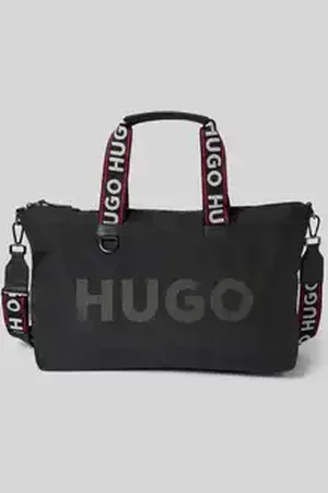 HUGO BOSS Sporttas met labelprint, model 