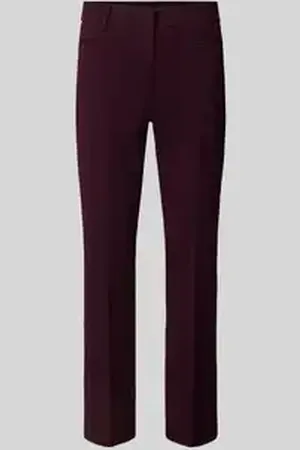 Mac Slim fit stoffen broek met strookzakken, model 