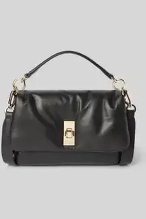 Tommy Hilfiger Crossbodytas van schapennappa met labeldetail