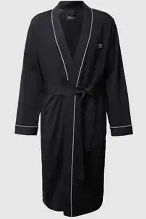 HUGO BOSS Badjas met contraststrepen, model 