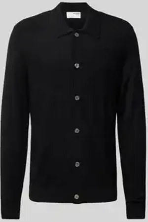 SELECTED Cardigan met platte kraag, model 