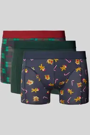 JACK & JONES Boxershort met elastische band met logo in een set van 3 stuks, model 