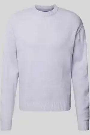 JACK & JONES Gebreide pullover met ribboorden, model 