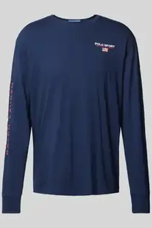 Ralph Lauren Shirt met lange mouwen en labelstitching