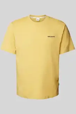 Pepe Jeans T-shirt met labelstitching, model 