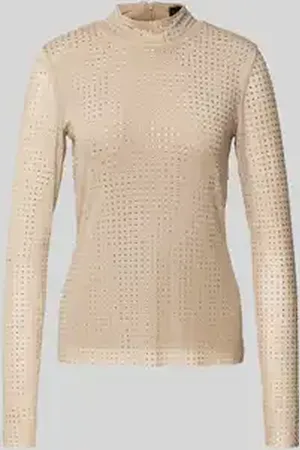 Copenhagen Muse Shirt met lange mouwen en siersteentjes, model 
