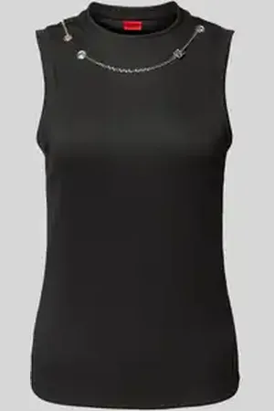 HUGO BOSS Top met labelapplicatie, model 