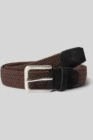 JACK & JONES Riem met runderleer
