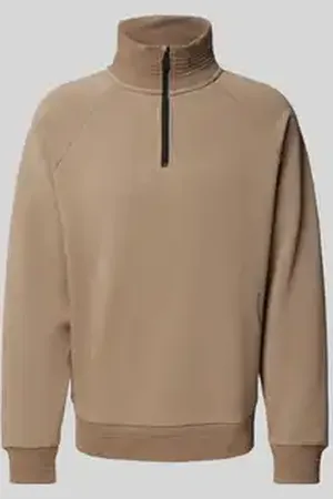 HUGO BOSS Sweatshirt met schipperskraag, model 
