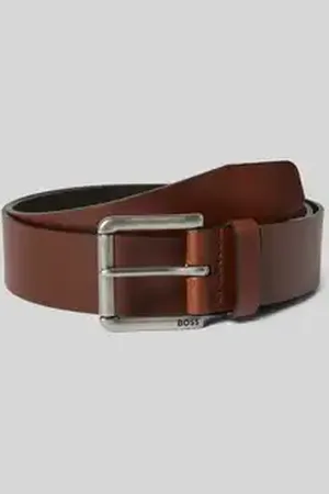 HUGO BOSS Leren riem met doornsluiting, model 