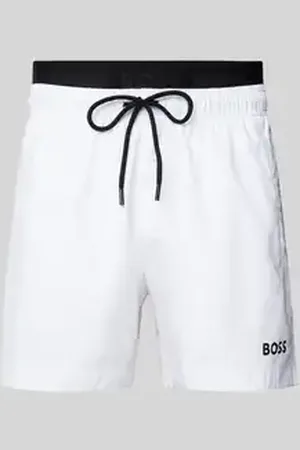 HUGO BOSS Zwembroek met elastische band met logo, model 