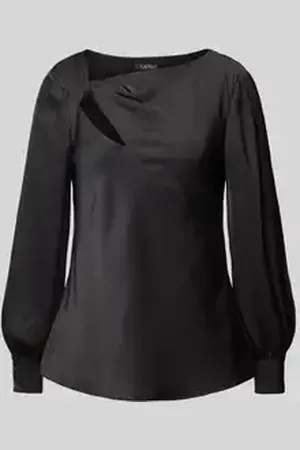 Ralph Lauren Slim fit blouse met cut-out, model 