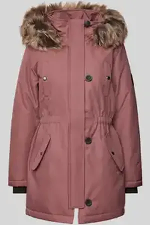 ONLY Getailleerde parka met imitatiebont, model 