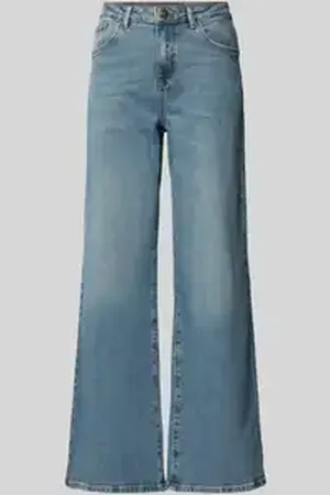 Mos Mosh Wide leg jeans in 5-pocketmodel, model 