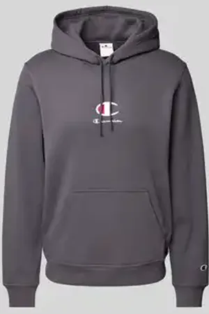 Champion Hoodie met labelstitching