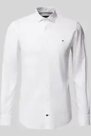 Tommy Hilfiger Slim fit zakelijk overhemd met knoopsluiting