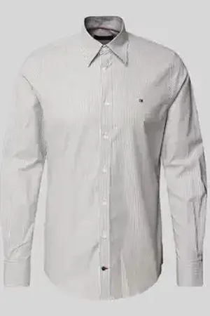 Tommy Hilfiger Slim fit zakelijk overhemd met kentkraag