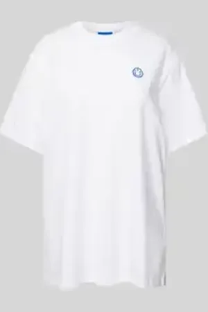 Hugo Blue T-shirt met labelpatch
