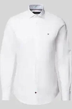 Tommy Hilfiger Slim fit zakelijk overhemd met knoopsluiting