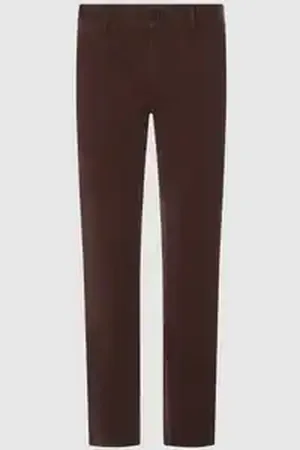 HUGO BOSS Slim fit chino met labeldetail, model 
