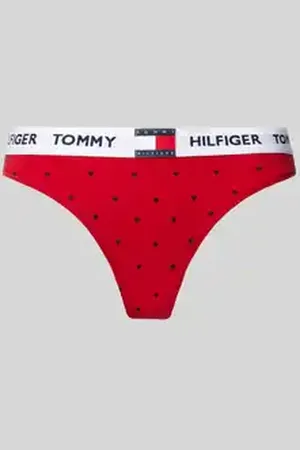 Tommy Hilfiger String met elastische band met logo, model 