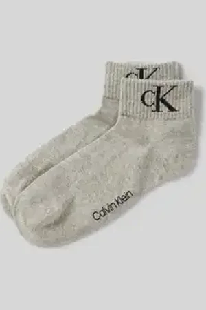 Calvin Klein Sokken met labelopschrift in een set van 2 paar