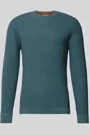 TOM TAILOR Regular fit gebreide pullover van puur katoen met structuur