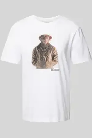 Barbour T-shirt met motiefprint, model 
