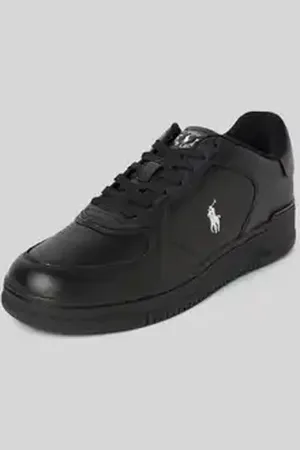 Ralph Lauren Lage sneakers met logostitching, model 