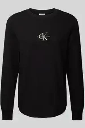 Calvin Klein Shirt met lange mouwen en logostitching
