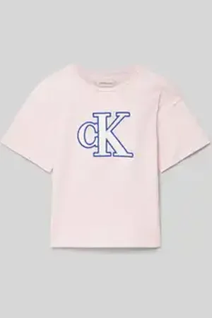 Calvin Klein Boxy fit T-shirt met labelprint