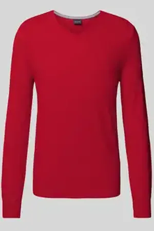Christian Berg Gebreide pullover met ribboorden