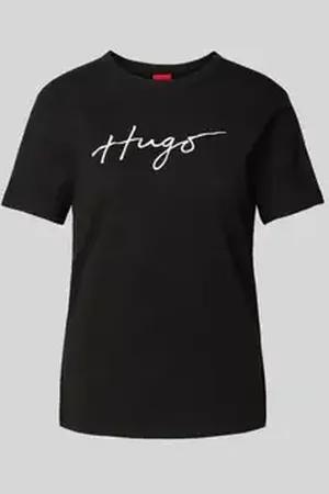 HUGO BOSS T-shirt met labelprint, model 