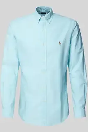 Ralph Lauren Custom fit vrijetijdsoverhemd met logostitching