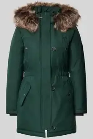 ONLY Getailleerde parka met imitatiebont, model 