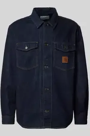 Carhartt Jeansjack met labelbadge, model 