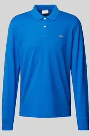 GANT Regular fit poloshirt met labelstitching, model 