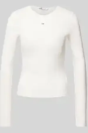 Tommy Hilfiger Shirt met lange mouwen en labelstitching