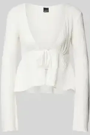 Gina Tricot Regular fit blouse met knoopdetail