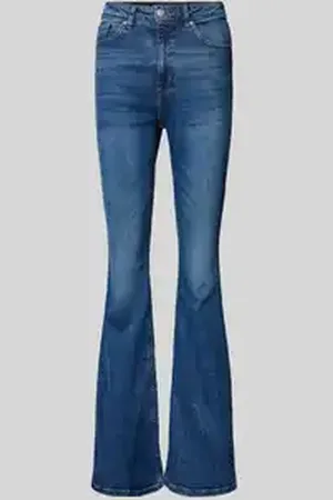 Review Flared jeans met 5-pocketmodel