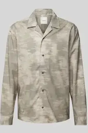 Calvin Klein Oversized overhemdjack van viscose met doorknoopsluiting