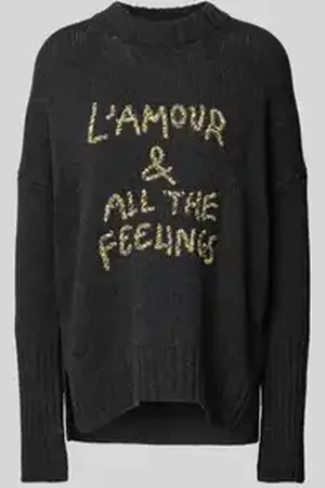 Zadig & Voltaire Oversized gebreide pullover van lanawol, model 