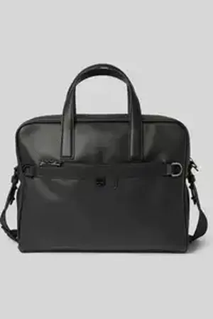 HUGO BOSS Laptoptas met labeldetail, model 