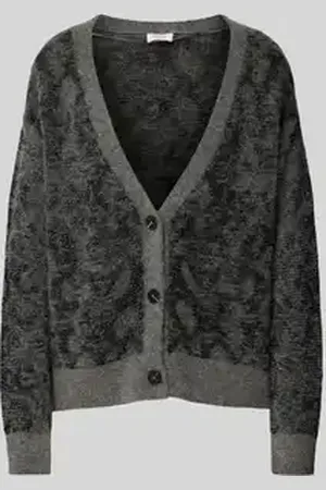 QS by s.Oliver Regular fit gebreid jack met alpaca en wol