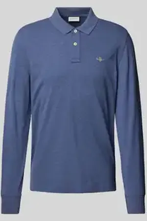 GANT Regular fit poloshirt met labelstitching, model 
