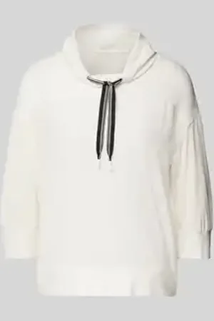 Marc Cain Regular fit shirt met lange mouwen van puur viscose, model 