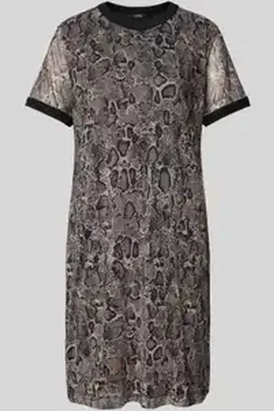 JOOP! Knielange T-shirtjurk met ronde hals, model 